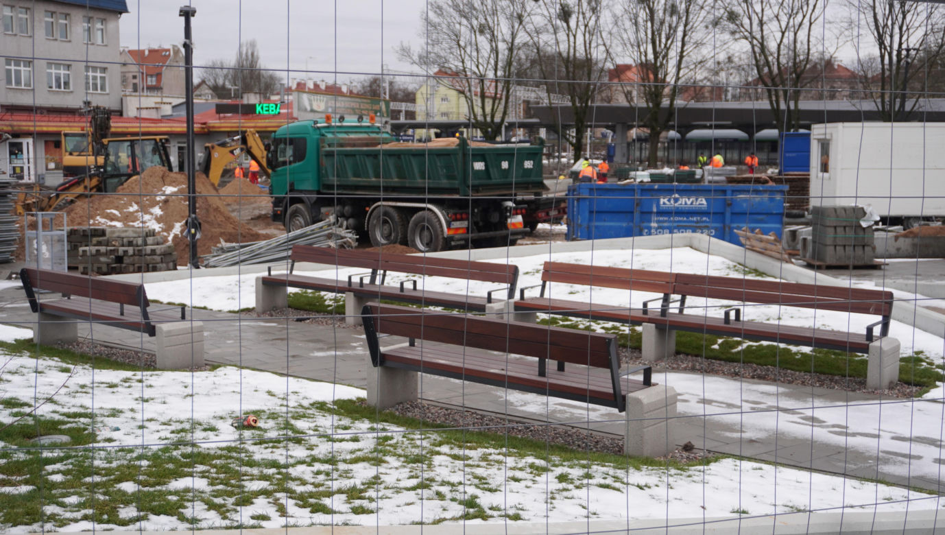 Nowy dworzec PKP w Olsztynie zostanie udostępniony w styczniu. Na jakim etapie są prace? [ZDJĘCIA]