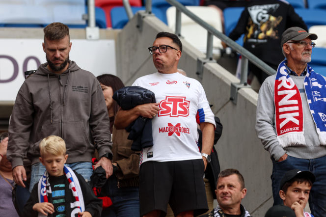 Górnik Zabrze - Lech Poznań: Zdjęcia kibiców i zawodników z meczu 8. kolejki PKO BP Ekstraklasy