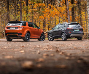 Land Rover Discovery Sport 2.0P 200 KM AT9 AWD R-Dynamic HSE vs. Jeep Cherokee 2.2 MultiJet 195 KM AT9 AWD Limited