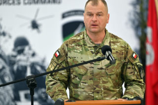 Gen. Michał Strzelecki dowódca Komponenty Wojsk Specjalnych.