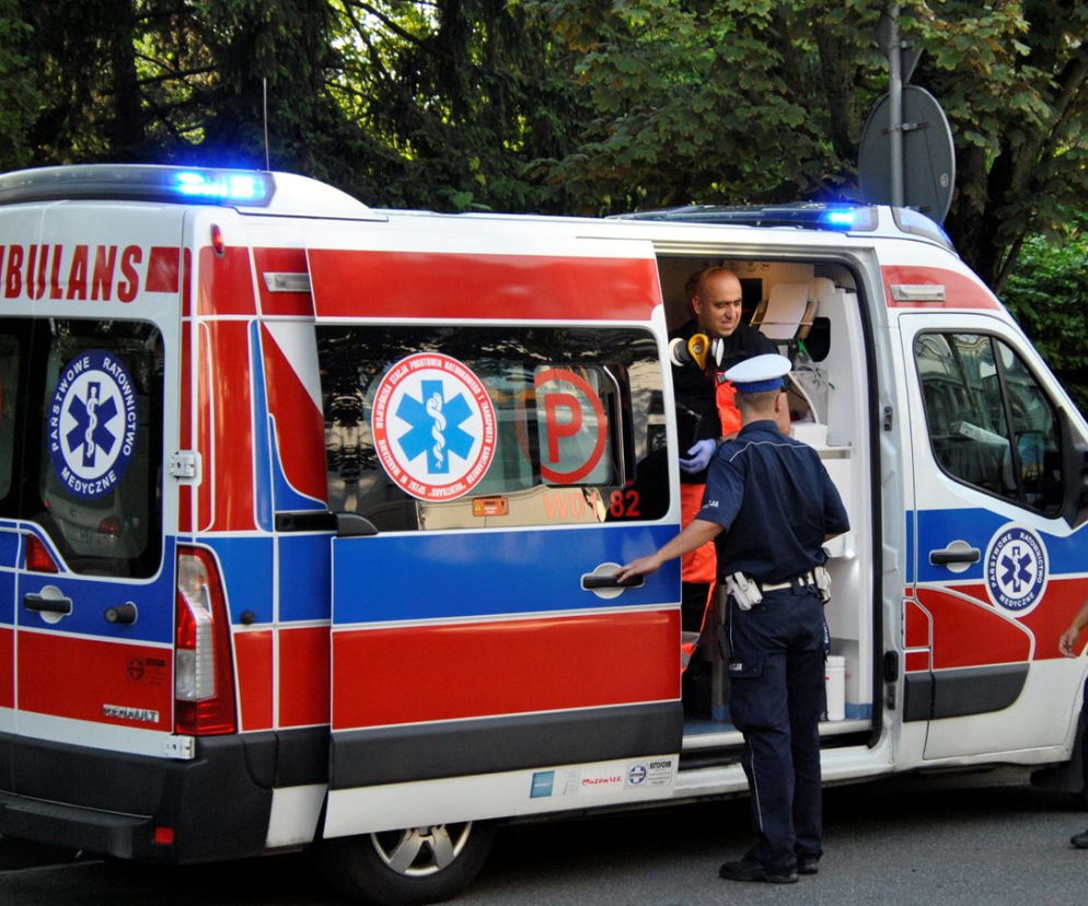 Pijany motocyklista uciekł policjantkom z radiowozu 