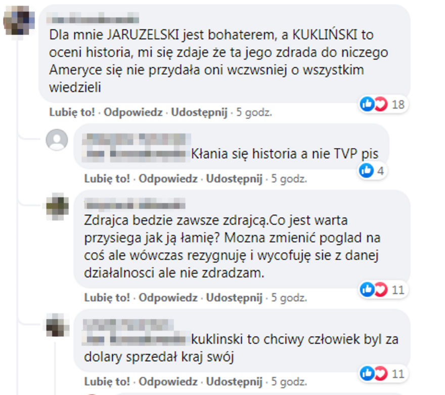 Nazwali Kuklińskiego zdrajcą, a Jaruzelskiego bohaterem