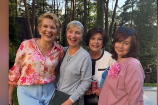 Ranczo nowy sezon 11. Więcławska (Dorota Chotecka-Pazura), Hadziukowa (Dorota Nowakowska), Solejukowa (Katarzyna Żak), Lodzia (Magdalena Kuta)