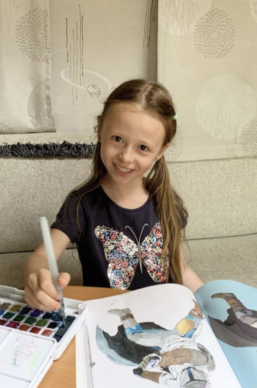 M jak miłość. Nadia (Mira Fareniuk) na planie