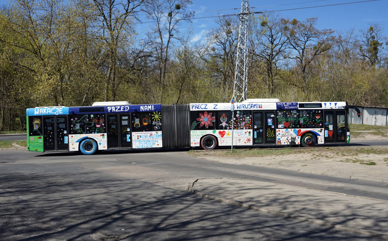 Autobusy z podziękowaniami