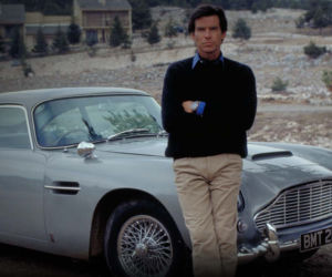 Pierce Brosnan, Aston Martin DB5, James Bond