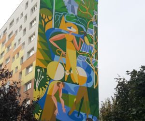 Ekologiczny mural w Bydgoszczy
