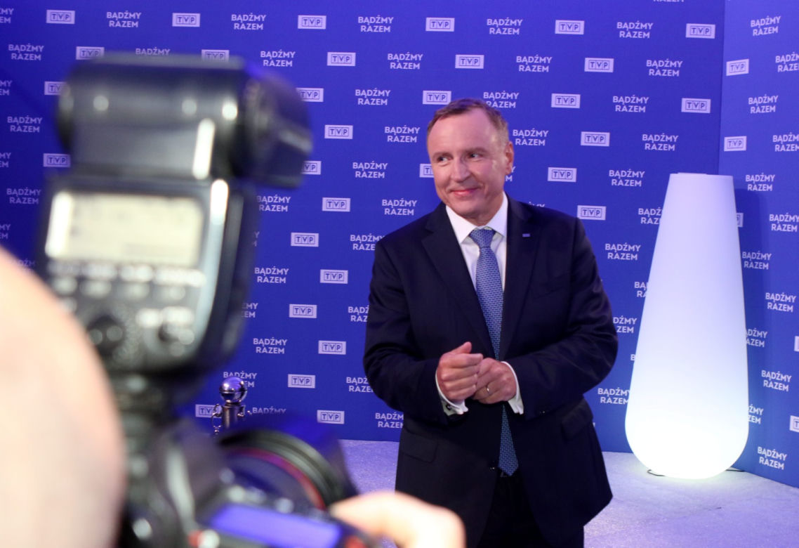 Jacek Kurski zaskoczył wszystkich na prezentacji ramówki TVP