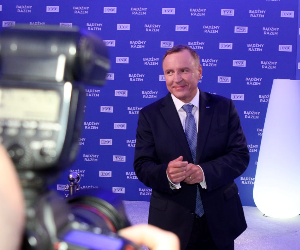 Jacek Kurski z małżonką. Ramówka TVP