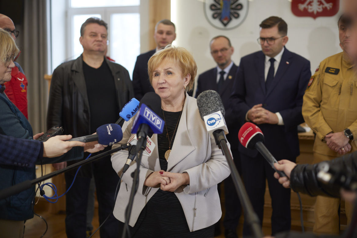 Posiedzenie Wojewódzkiego Zespołu Zarządzania Kryzysowego "Bezpieczne ferie dla dzieci i młodzieży w województwie małopolskim – 2023"