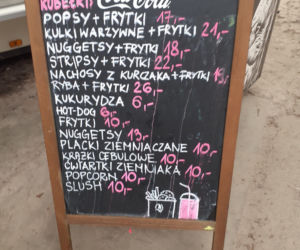 Paragony grozy - kawałeczek ryby nad jeziorem za 100 zł