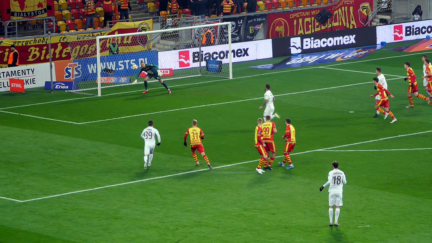 Jagiellonia Białystok - Zagłębie Lubin 0-1   data:2019-12-07