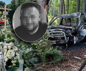 Jechał do domu i doszło do przerażającej tragedii. Damian spłonął w aucie