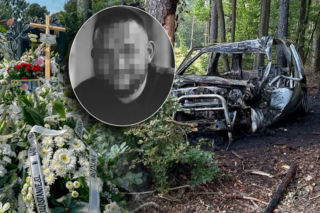 Jechał do domu i doszło do przerażającej tragedii. Damian spłonął w aucie