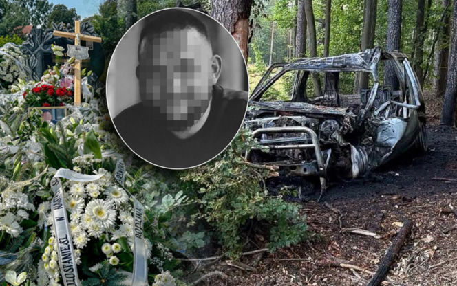 Jechał do domu i doszło do przerażającej tragedii. Damian spłonął w aucie