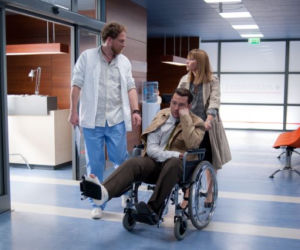 Lekarze 3 sezon odc. 3 (odc. 29). Sylwia (Katarzyna Bujakiewicz), Daniel Orda (Wojciech Zieliński), Jivan (Marcin Perchuć)