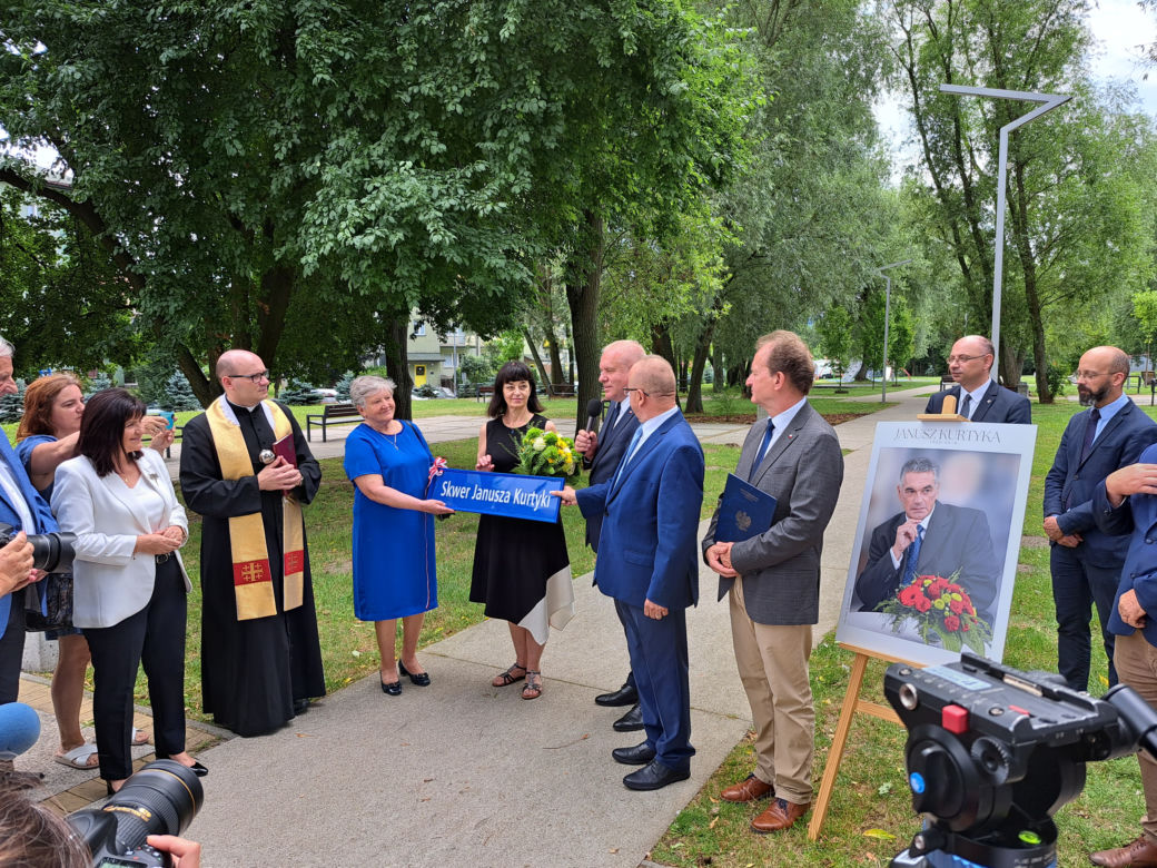 Skwer im. Janusza Kurtyki w Tarnowie - nadanie imienia