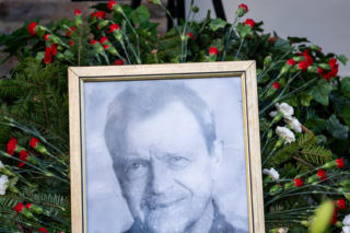 Jan Frycz, tak wygląda jego grób