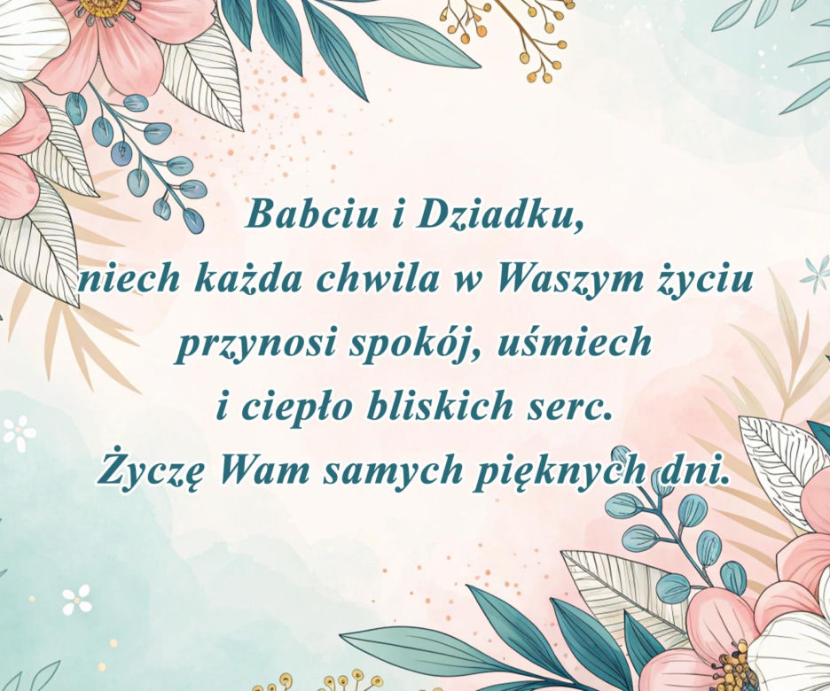 Kartki Dzień Babci i Dziadka