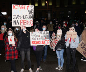 30 października - protesty w Kielcach