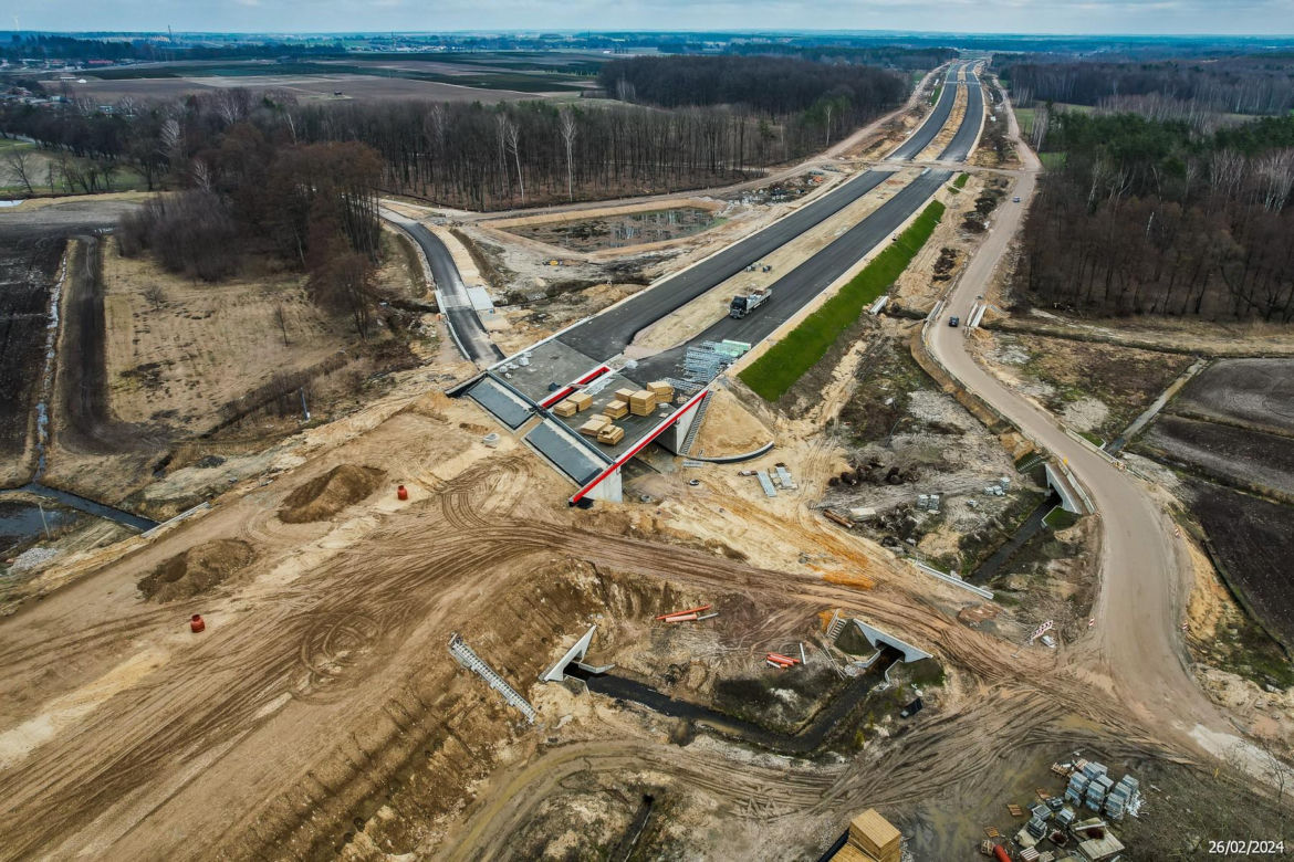 Budowa autostrady A2 Kałuszyn - Groszki
