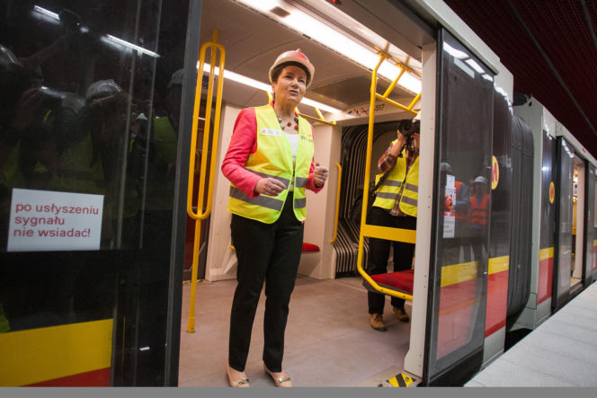  PRZEJAZD TECHNICZNY NA DRUGIEJ LINII METRA