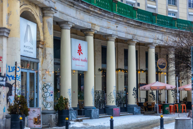 Graffiti w centrum Warszawy w 2026 r.