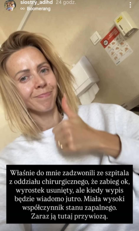 Ilona Krawczyńska trafiła do szpitala