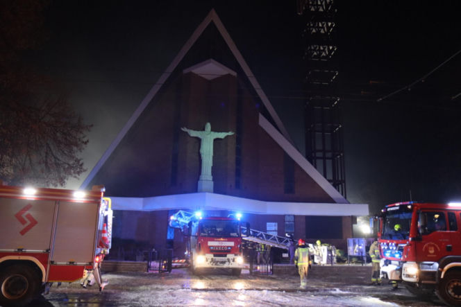Pożar w Boże Narodzenie. Historyczny kościół w Lublinie poważnie zniszczony