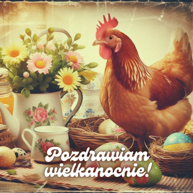 Fajne kartki z życzeniami i obrazki na Wielkanoc
