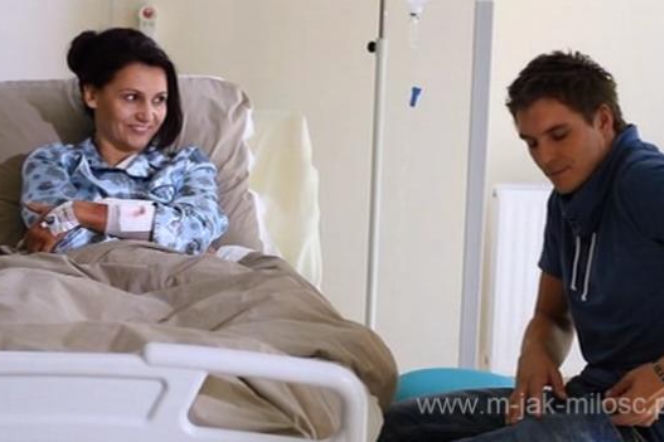 M jak miłość. Aleksandra Chodakowska (Małgorzata Pieczyńska), Marcin (Mikołaj Roznerski)