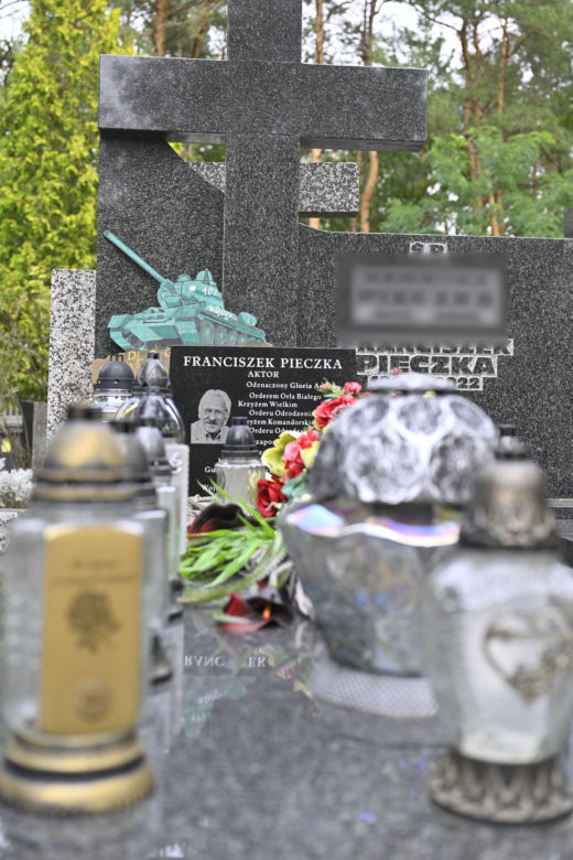 Tak wygląda grób Franciszka Pieczki