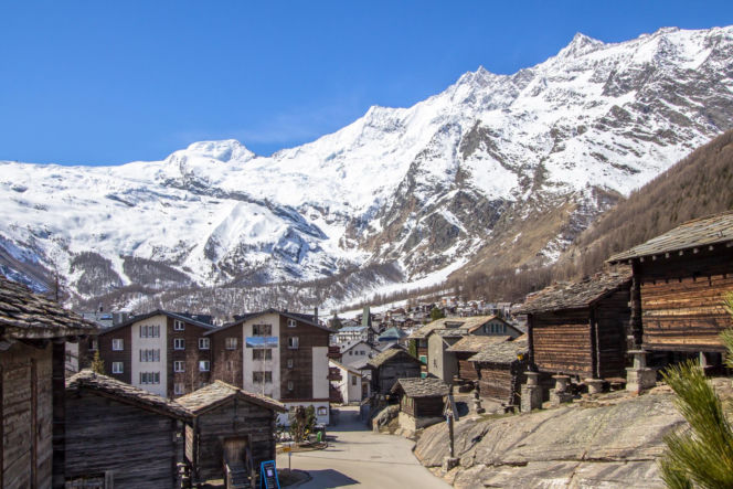 Saas-Fee w Szwajcarii, tutaj kręcono teledysk do "Last Christmas"