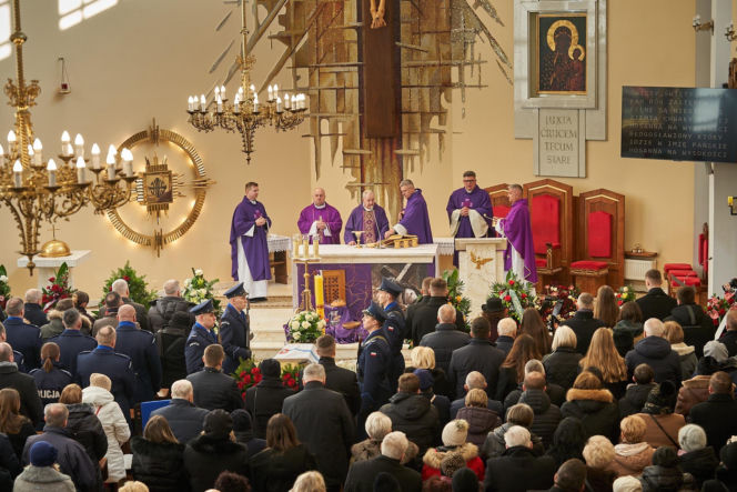 Pogrzeb śp. Janusza Cabaja, radnego miasta Siedlce, 21.02,2026