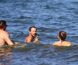 Edyta Herbuś na plaży