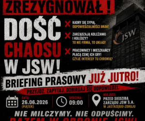 Protest związkowców JSW - czerwiec 2026