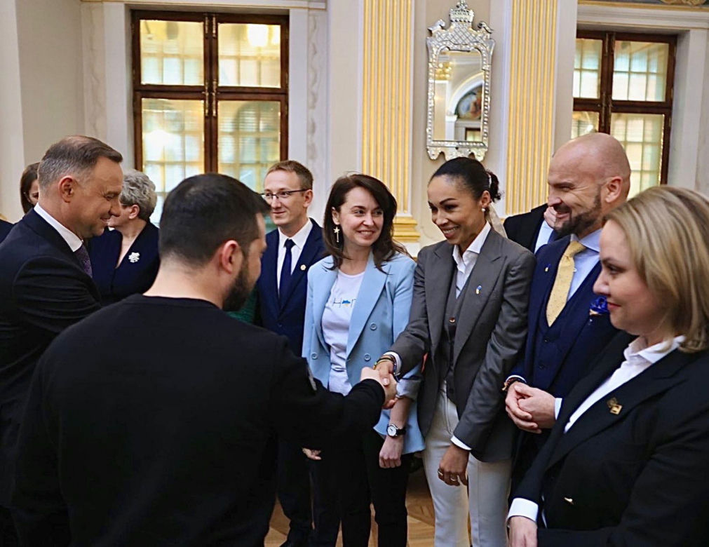 Rafał Brzoska spotkał się z Zełenskim 