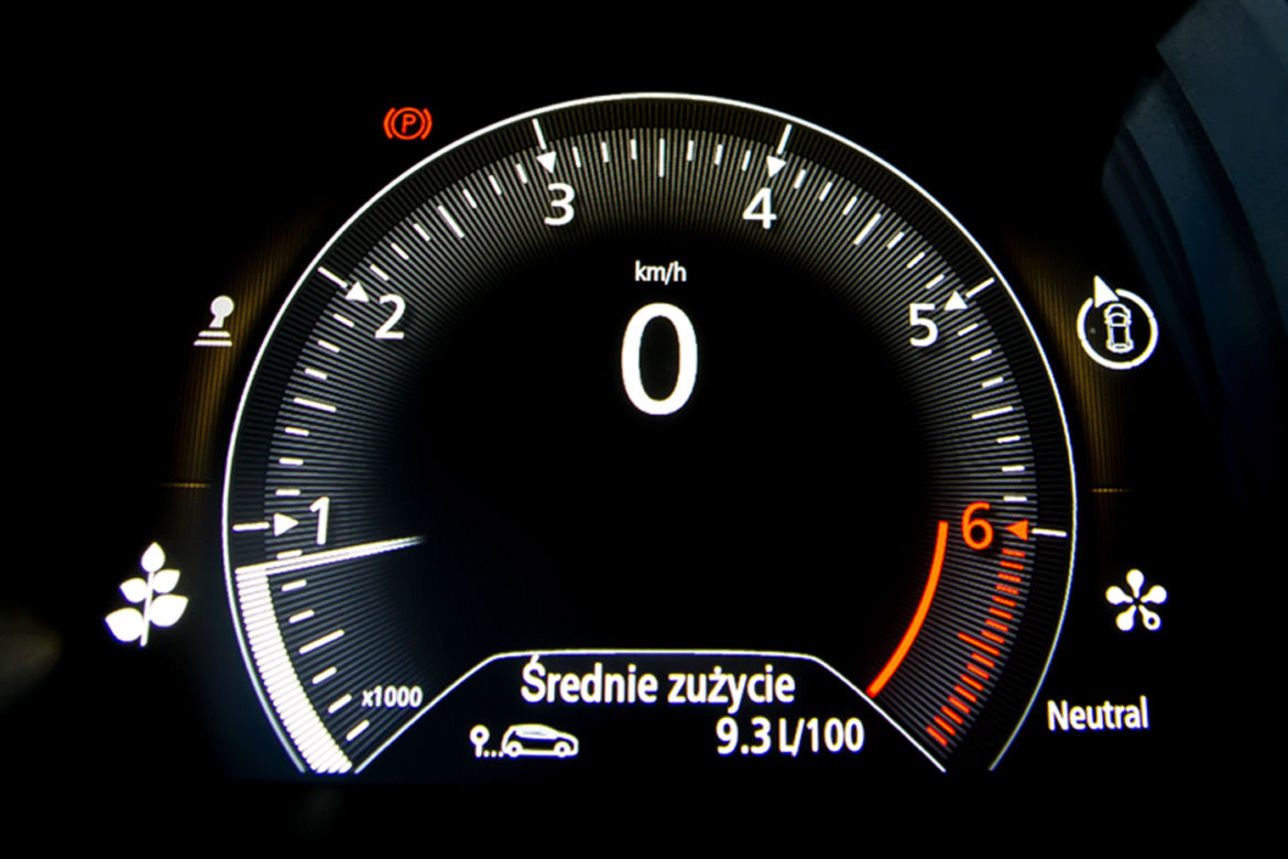 Renault Megane - zegary gif