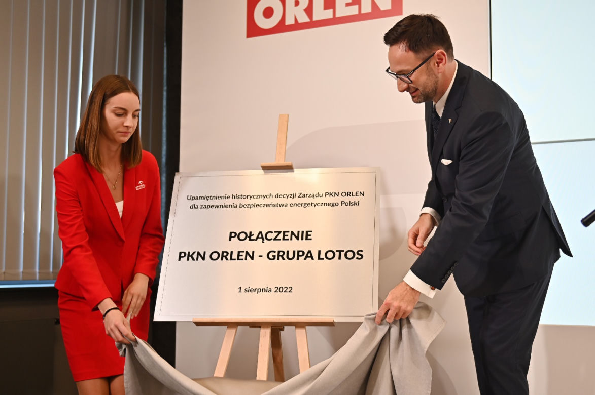 Daniel Obajtek w Gdańsku o fuzji Orlenu z Lotosem