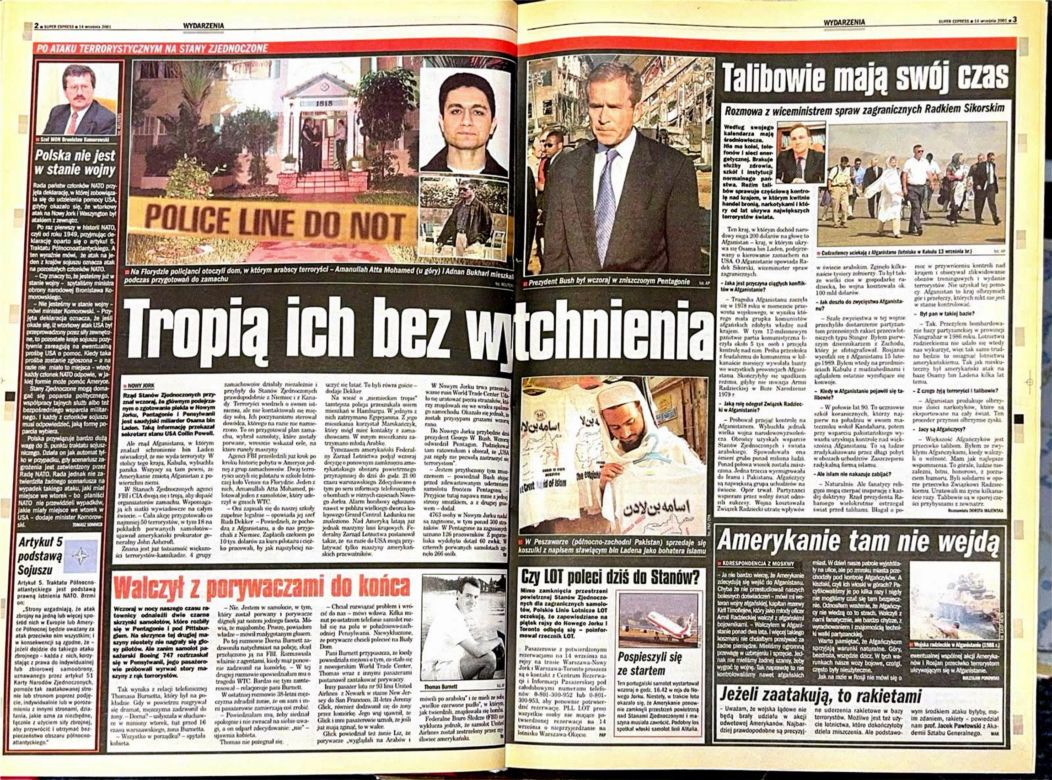 Atak na WTC. Tak opisywaliśmy go 25 lat temu