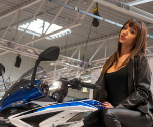 Hostessy na Warsaw Motorcycle Show