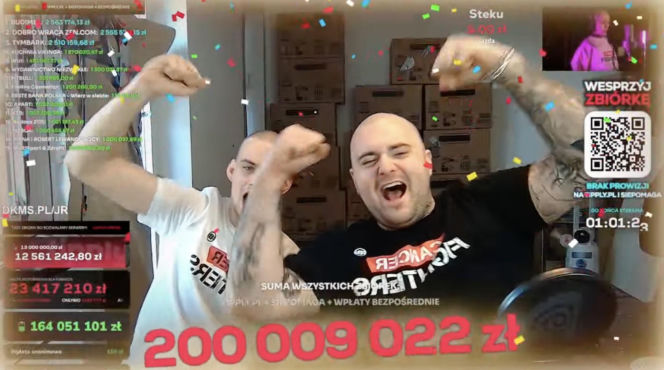 Organizatorzy akcji - Łatwogang i Bedoes