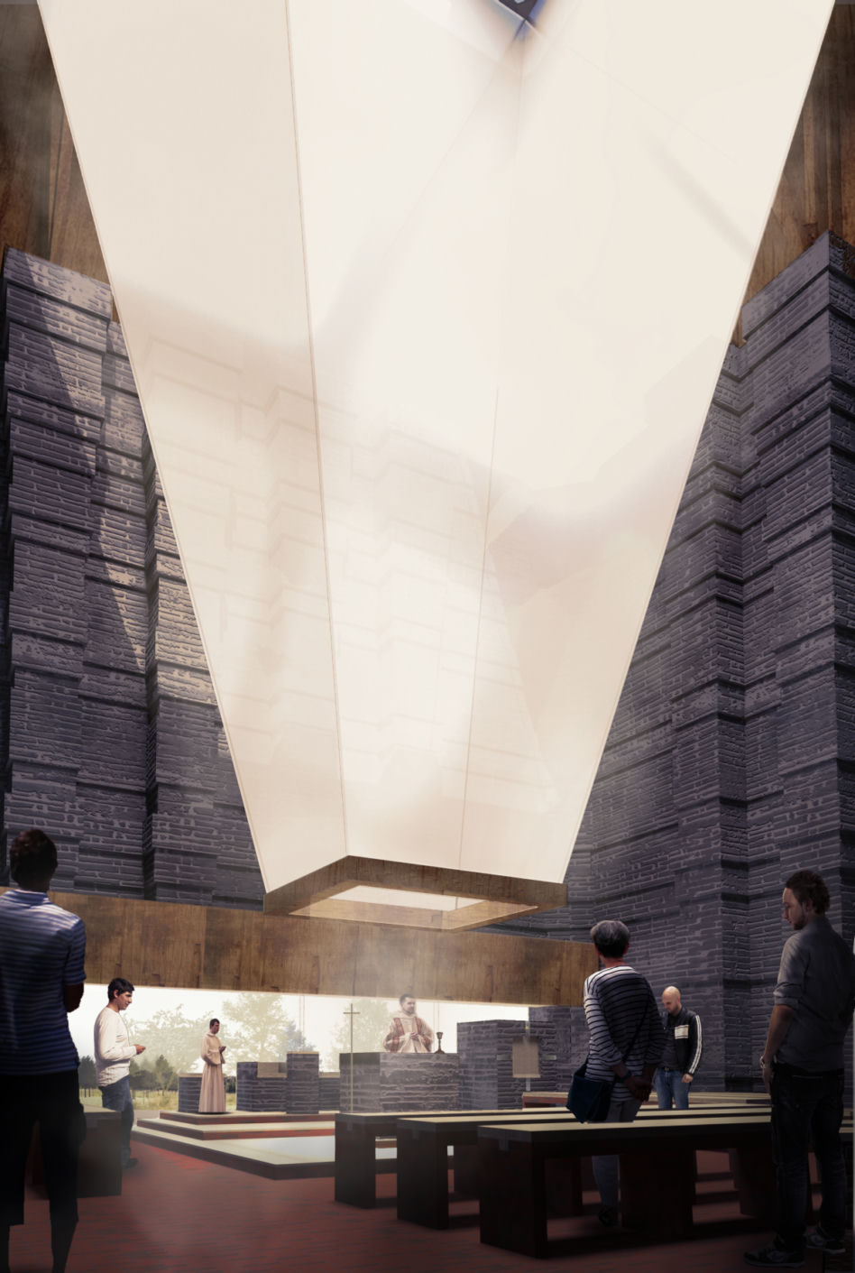 Architektura sakralna - projekt kaplicy św. Wojciecha w Fiszewie