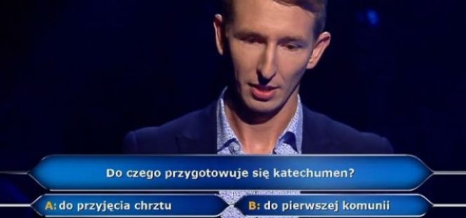 Katechumen - do czego się przygotowuje? Odpowiedź na pytanie z Milionerów 
