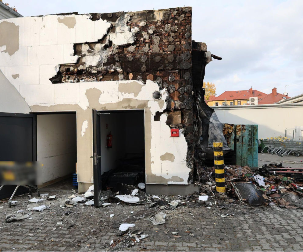 Podpalił Biedronkę tuż przy instalacji gazowej! Jest decyzja o areszcie