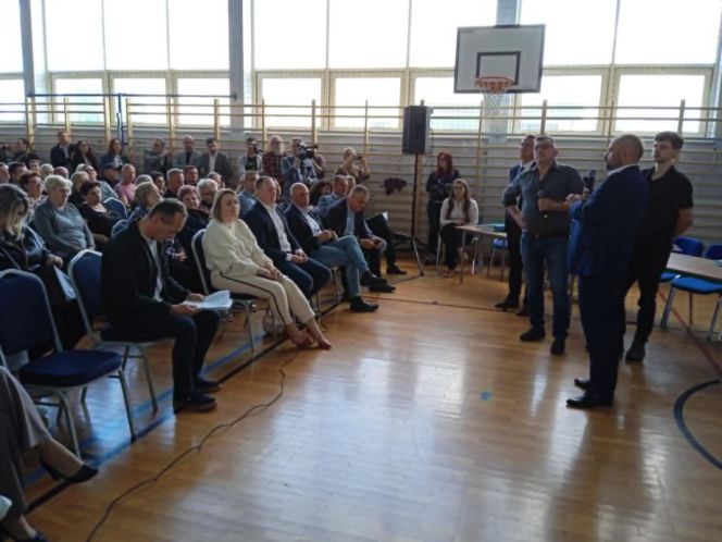 Gorąca dyskusja o zbiornicy w gminie Skórzec