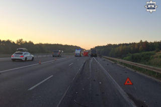Kierowcy, uważajcie na A4! Wypadek dwóch ciężarówek pod Katowicami