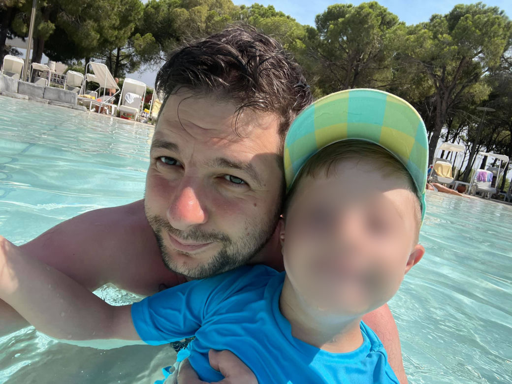 Patryk Jaki na wakacjach z dziećmi