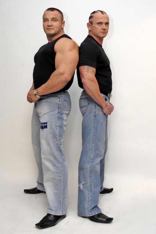 Mariusz Pudzianowski i Krystian Pudzianowski