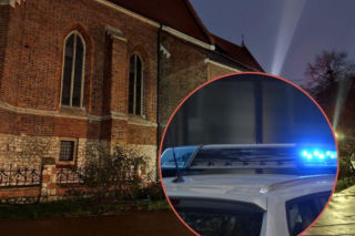 Kraków: Pijany kierowca rozbił zabytkowy kościół w Wigilię. Miał 1,7 promila!